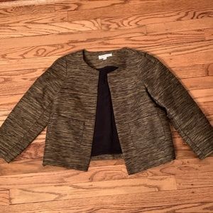 Amour Vert raw silk blazer